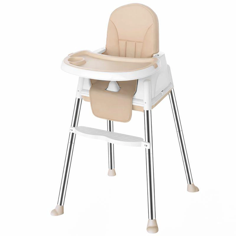 SILLA DE COMER PARA BEBE S PORTATIL CON RUEDAS AJUSTABLE - 1