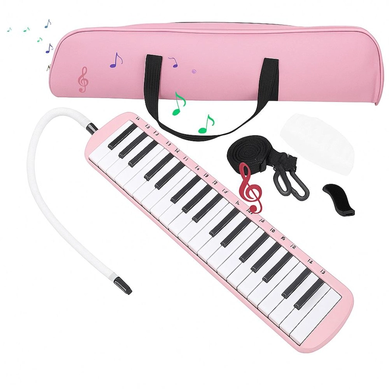 MELODICA PIANO 37 NOTAS CON ESTUCHE Y BOQUILLA - ROSA - 3