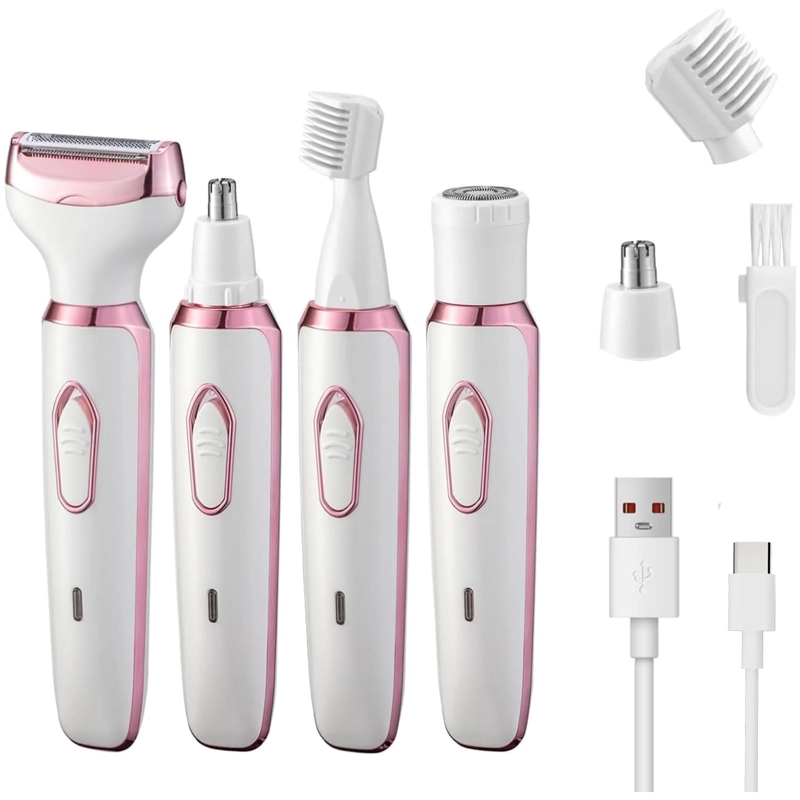 RECORTADORA 4 EN 1 RECARGABLE – BIKINI, NARIZ Y CEJAS - 1