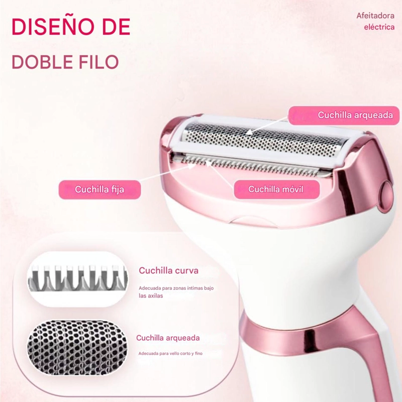 RECORTADORA 4 EN 1 RECARGABLE – BIKINI, NARIZ Y CEJAS - 4
