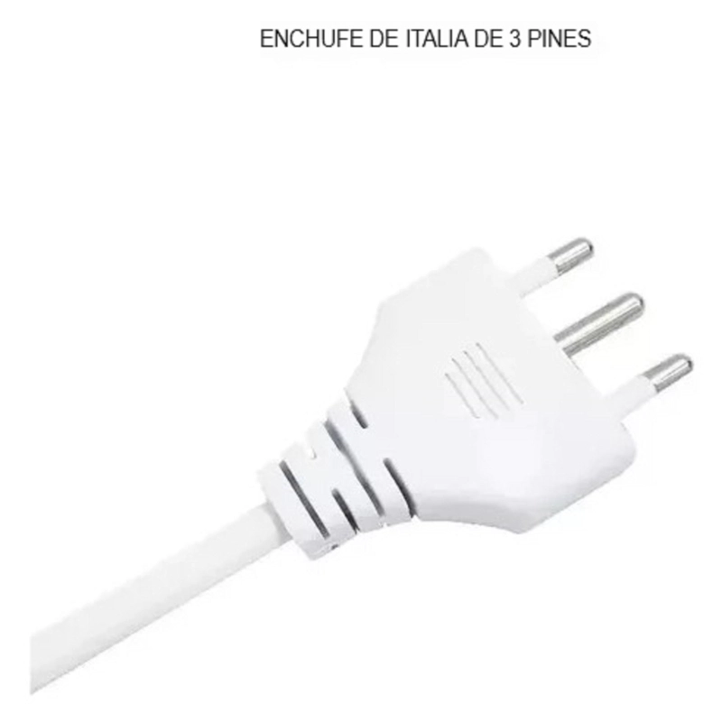 ALARGADOR ZAPATILLA 5 TOMAS 1,5 MTS ENCHUFES - BLANCO - 2