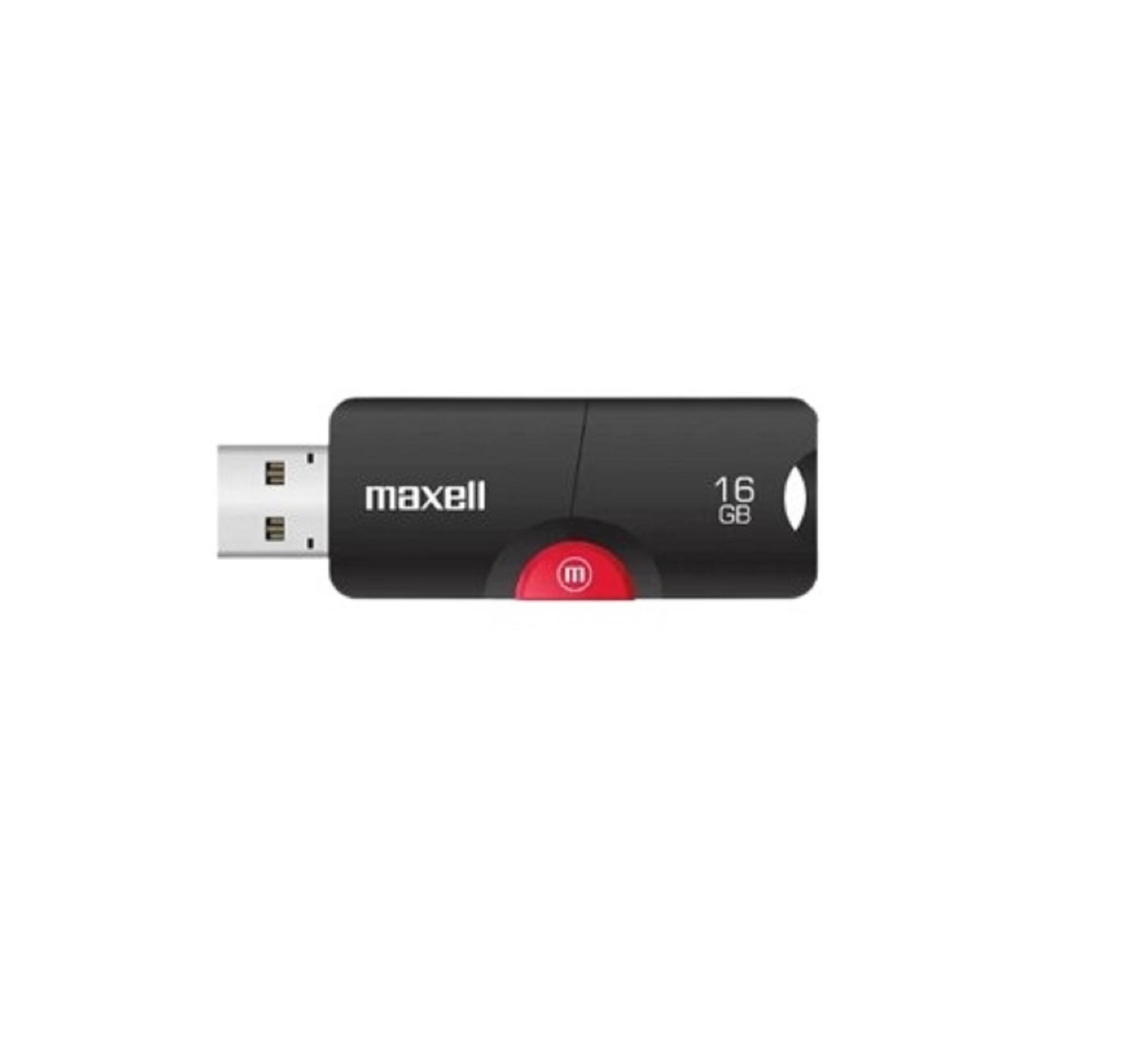 PENDRIVE MAXELL FLIX 16GB USB 2.0 RETRACTIL, TRANSFERENCIA RAPIDA - NEGRO - 2