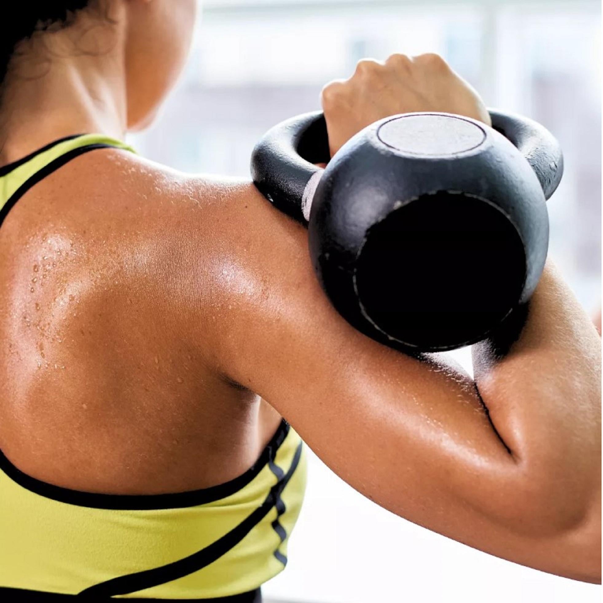 KETTLEBELL PESA RUSA 10KG – ENTRENAMIENTO, CROSSFIT, FITNESS - NEGRO - 2