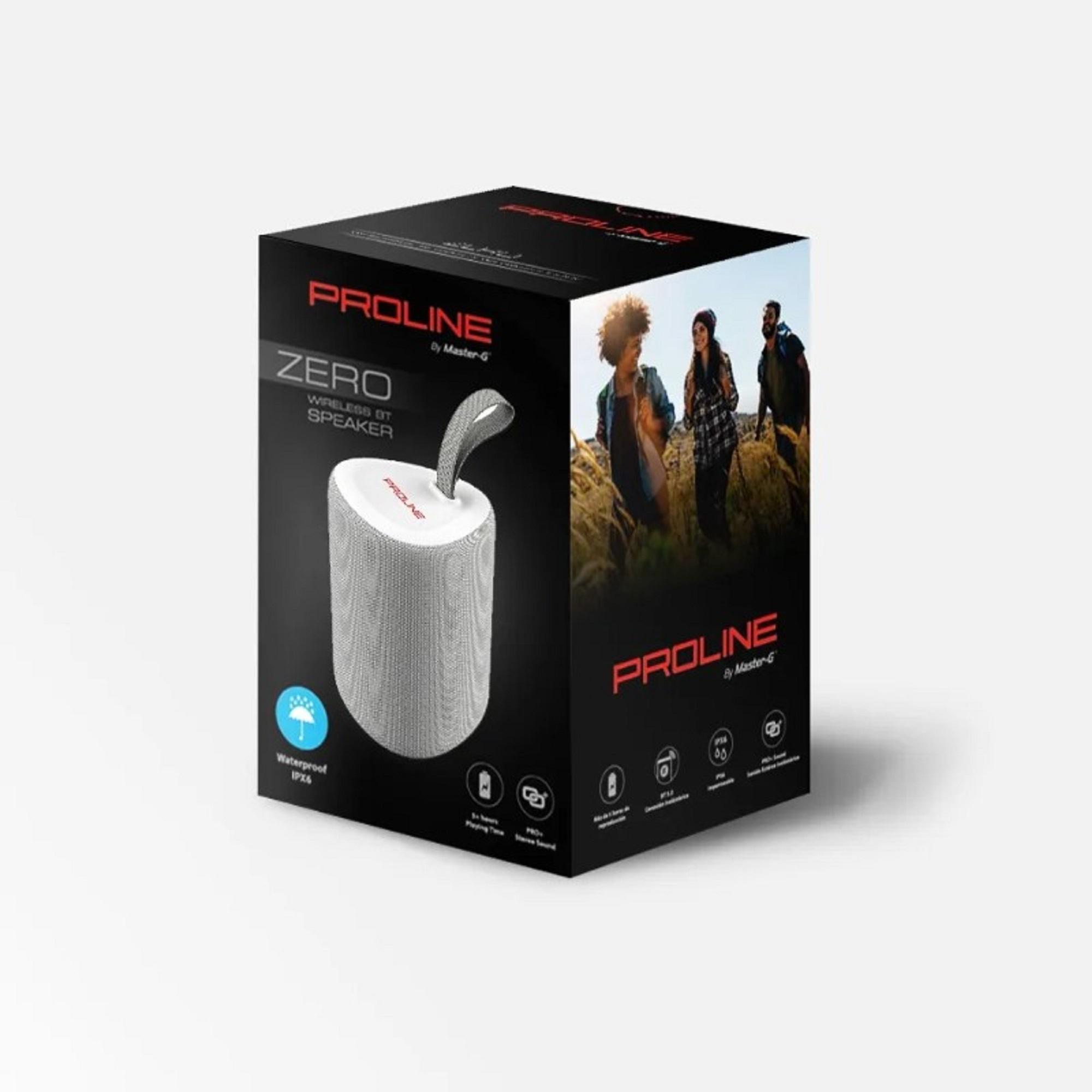 PARLANTE PORTÁTIL MASTER G ZERO BLUETOOTHIPX6 POTENTE SONIDO - GRIS - 6