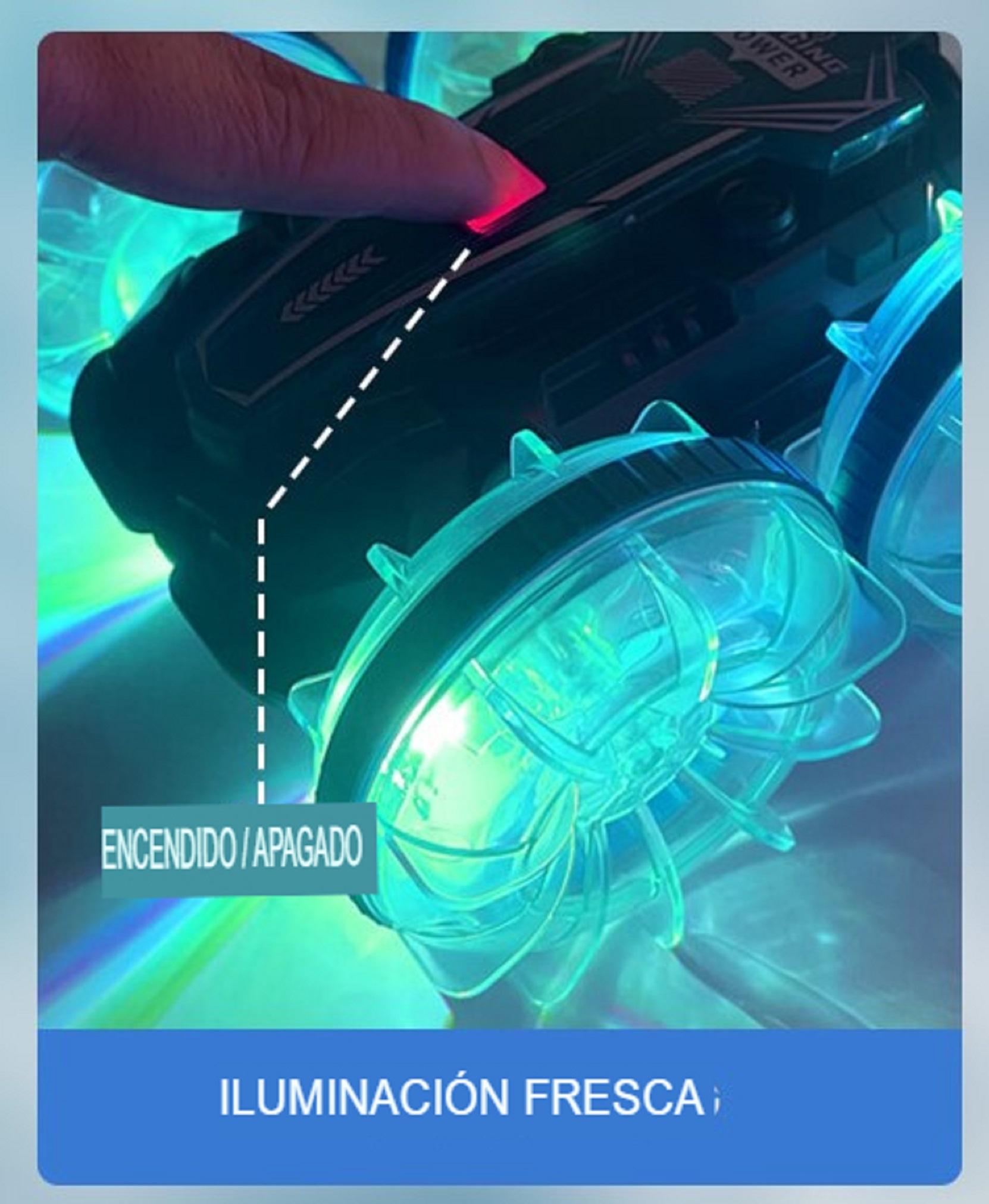 AUTO COCHE A CONTROL REMOTO ANFIBIO Y TIERRA TODOTERRENO LED - MULTICOLOR - 6