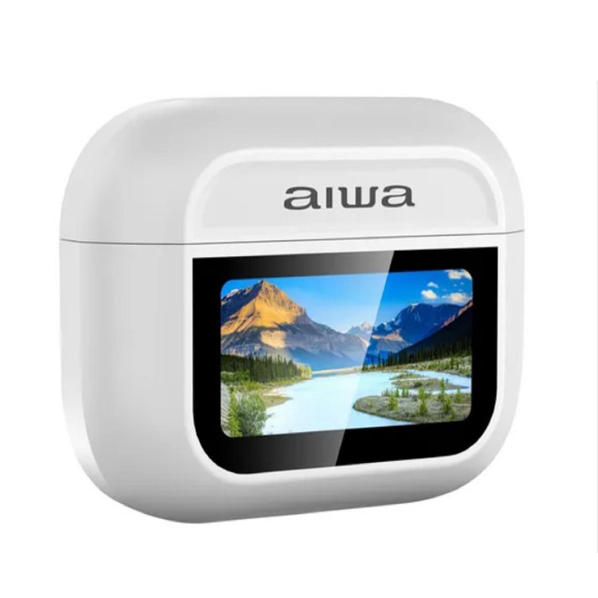 AUDIFONOS BLUETOOTH AIWA IN EAR DISEÑO CON PANTALLA TACTIL - NEGRO - 4