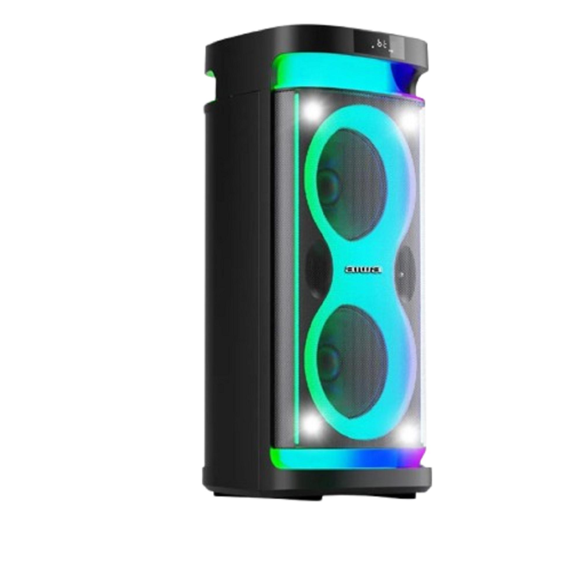 PARLANTE BLUETOOTH AIWA AW-POH4D KARAOKE TWS LED - NEGRO - 4