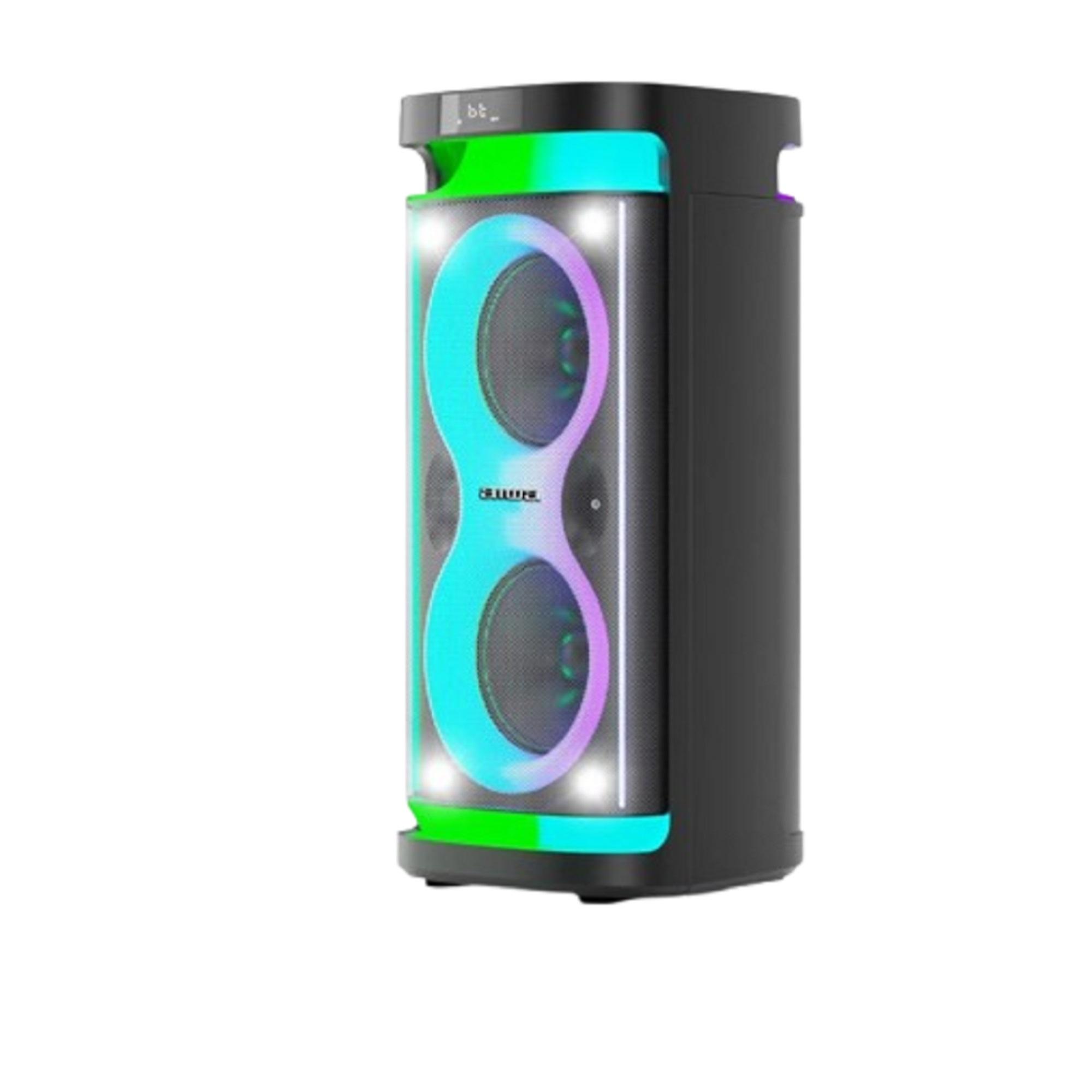 PARLANTE BLUETOOTH AIWA AW-POH4D KARAOKE TWS LED - NEGRO - 5