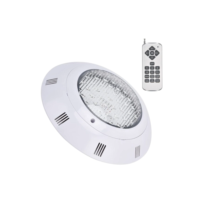 FOCO LUZ LED DE PISCINA CON CONTROL REMOTO 24W MULTICOLOR - 4