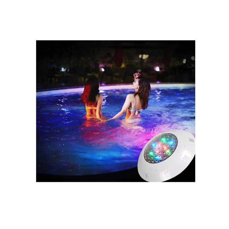 FOCO LUZ LED DE PISCINA CON CONTROL REMOTO 24W MULTICOLOR - 7