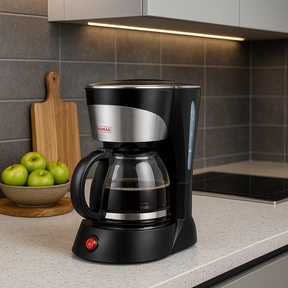 CAFETERA THOMAS CON JARRA DE VIDRIO 750 ML 800W - 4