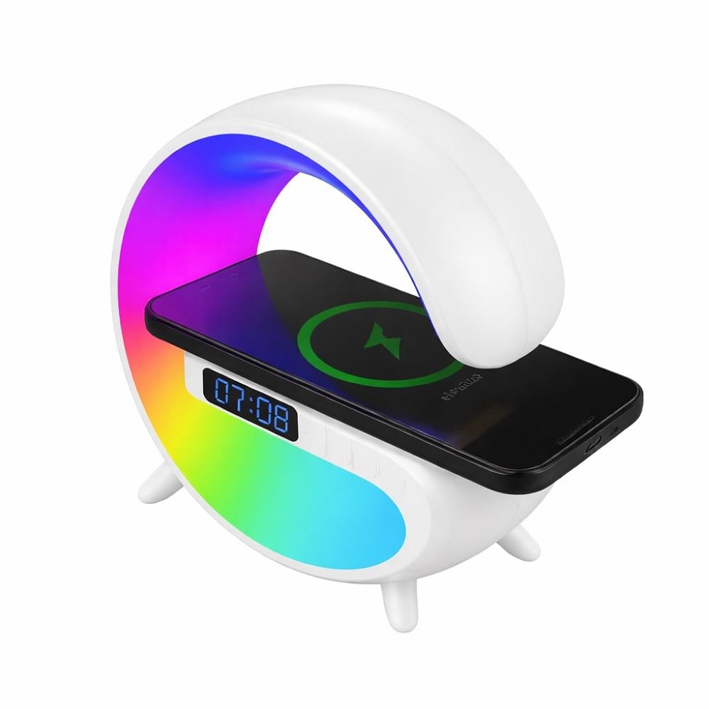 PARLANTE BLUETOOTH MLAB MY LIL G 5EN1 RGB RELOJ CARGADOR - 1