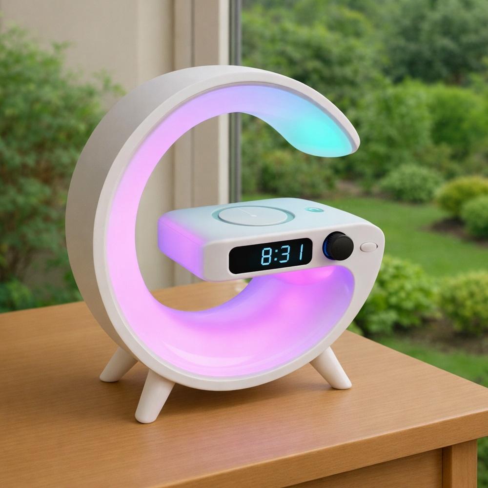 PARLANTE BLUETOOTH MLAB MY LIL G 5EN1 RGB RELOJ CARGADOR - 7