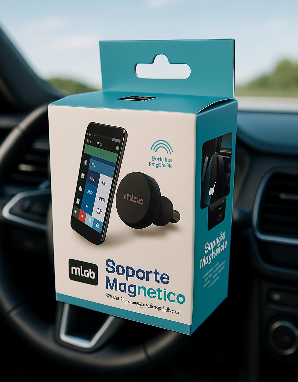 SOPORTE MAGNE TICO UNIVERSAL MLAB PARA CELULAR EN AUTO - 3