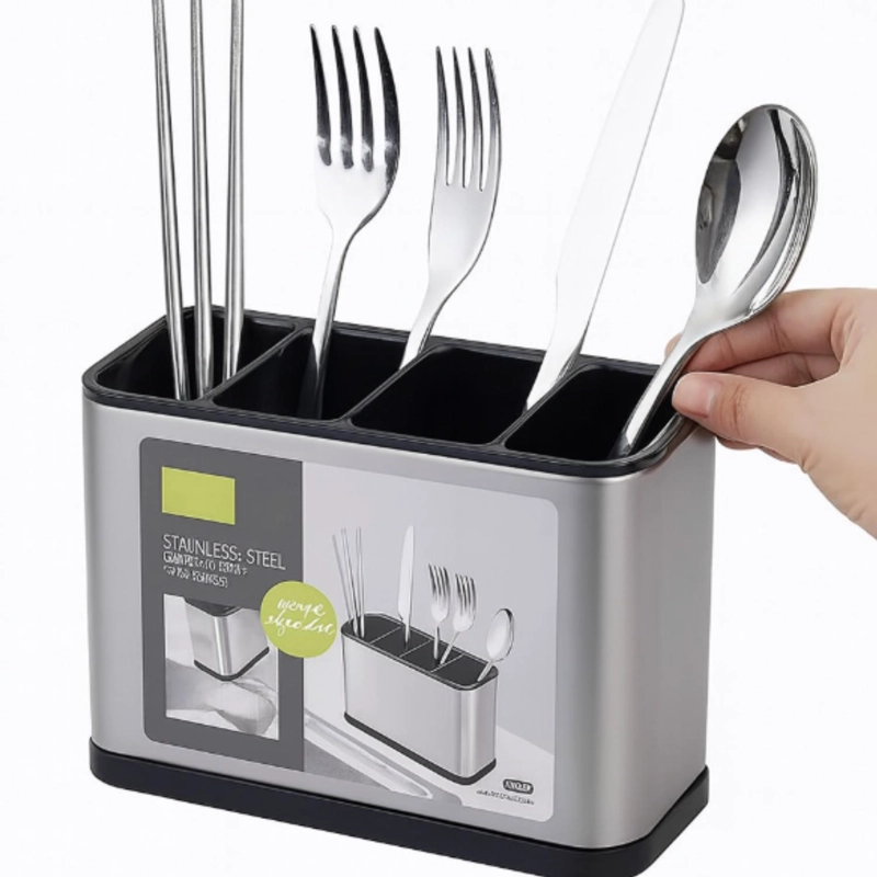 ESCURRIDOR MULTIFUNCIONAL PARA CUBIERTOS DE COCINA - 2