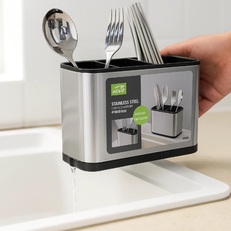 ESCURRIDOR MULTIFUNCIONAL PARA CUBIERTOS DE COCINA - 5