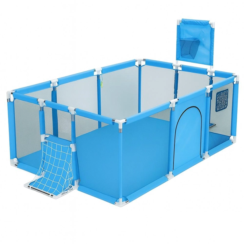 CORRAL INFANTIL DE JUEGO 180 CM CON CANASTA PARA BEBE S - 1