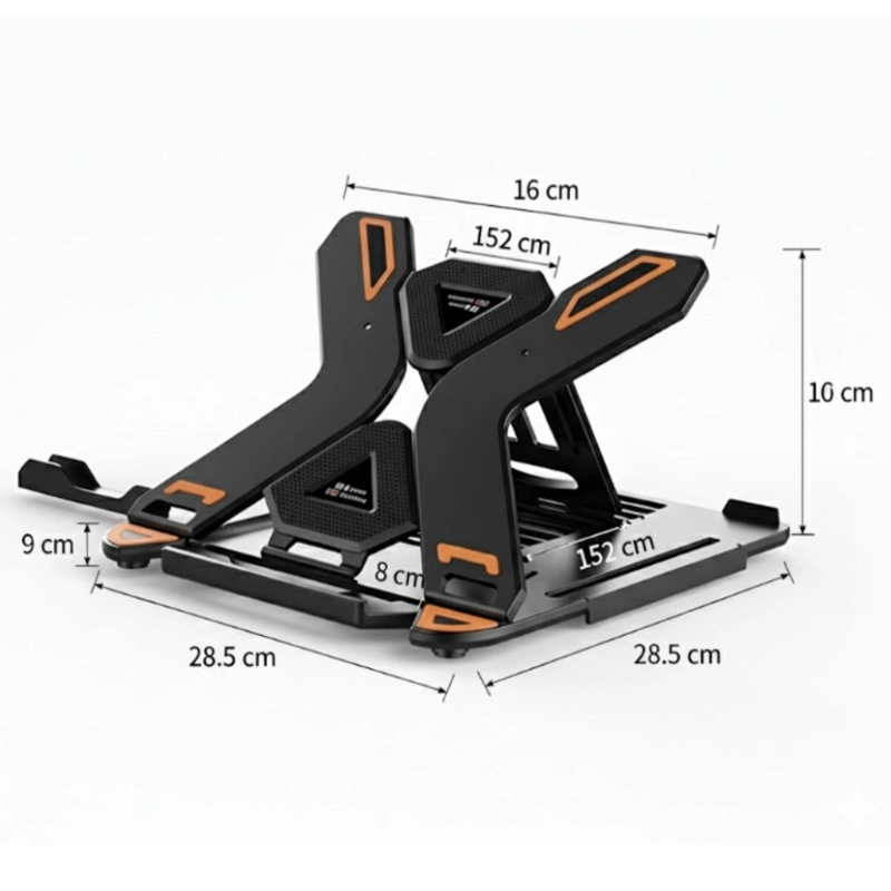 BASE SOPORTE GIRATORIO NOTEBOOK Y CELULAR HASTA 17 PULGADAS - 2