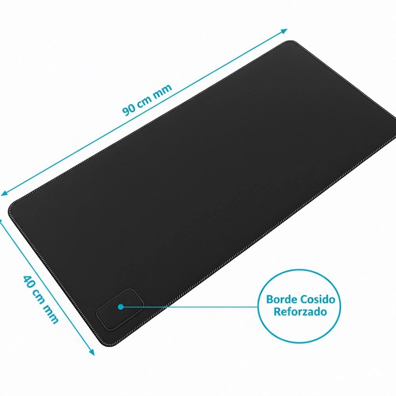 MOUSE PAD GAMER XL 90X40  GOMA ANTIDESLIZANTE - 8