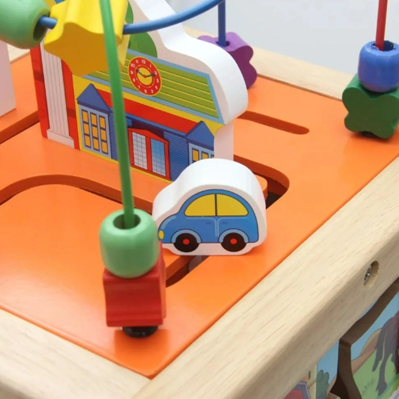 ANDADOR EDUCATIVO DE MADERA CON ACTIVIDADES PARA BEBE S - 3
