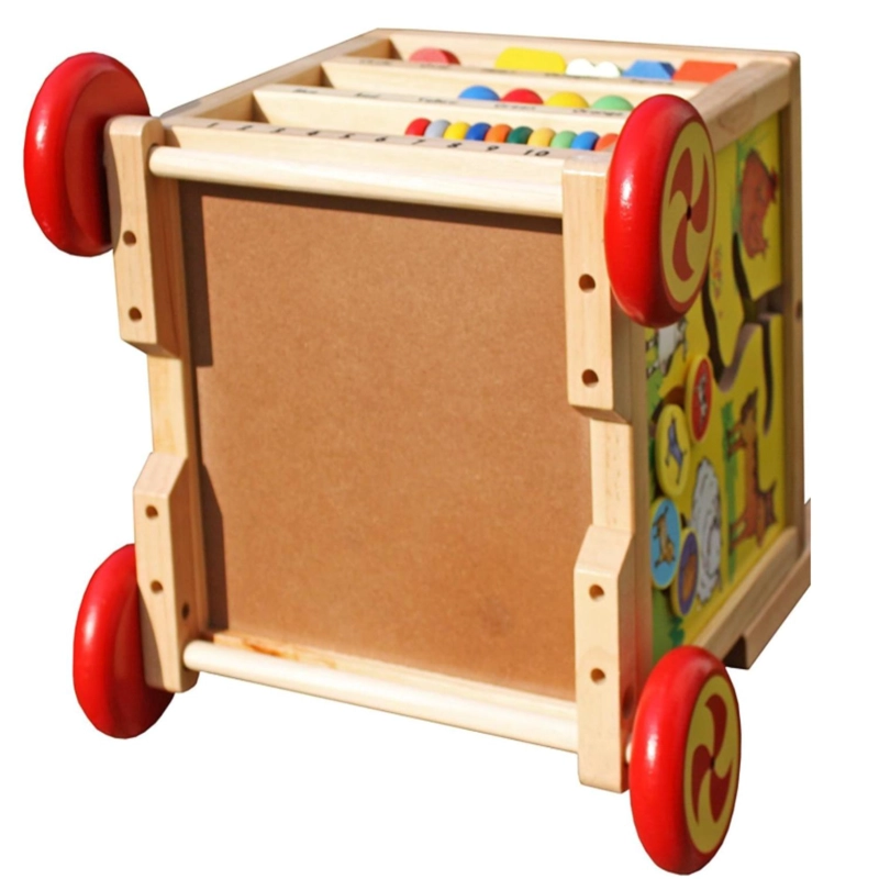 ANDADOR EDUCATIVO DE MADERA CON ACTIVIDADES PARA BEBE S - 7