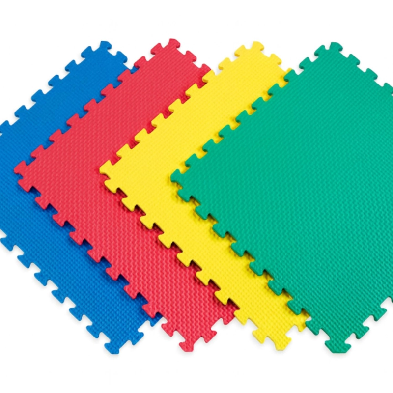 ALFOMBRA GOMA EVA   60X60 CM INFANTIL 12 PIEZAS DE COLORES - 1