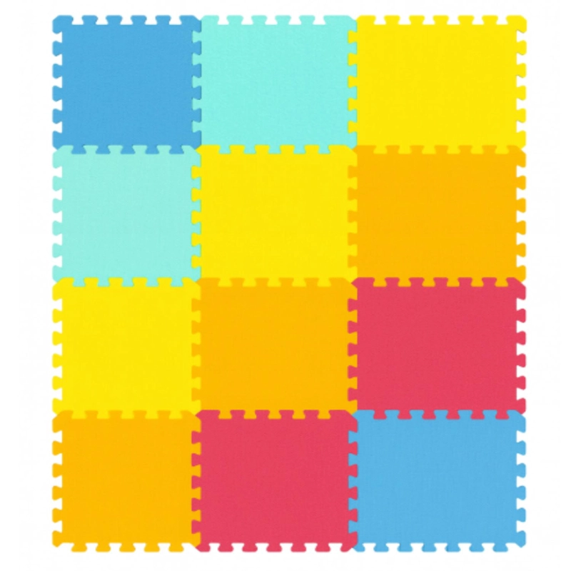 ALFOMBRA GOMA EVA   60X60 CM INFANTIL 12 PIEZAS DE COLORES - 2