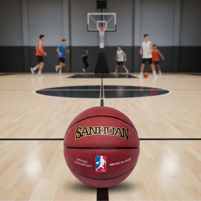 BALON DE BALONCESTO PROFESIONAL N°7 SANHUAN INDOOR OUTDOOR - 2