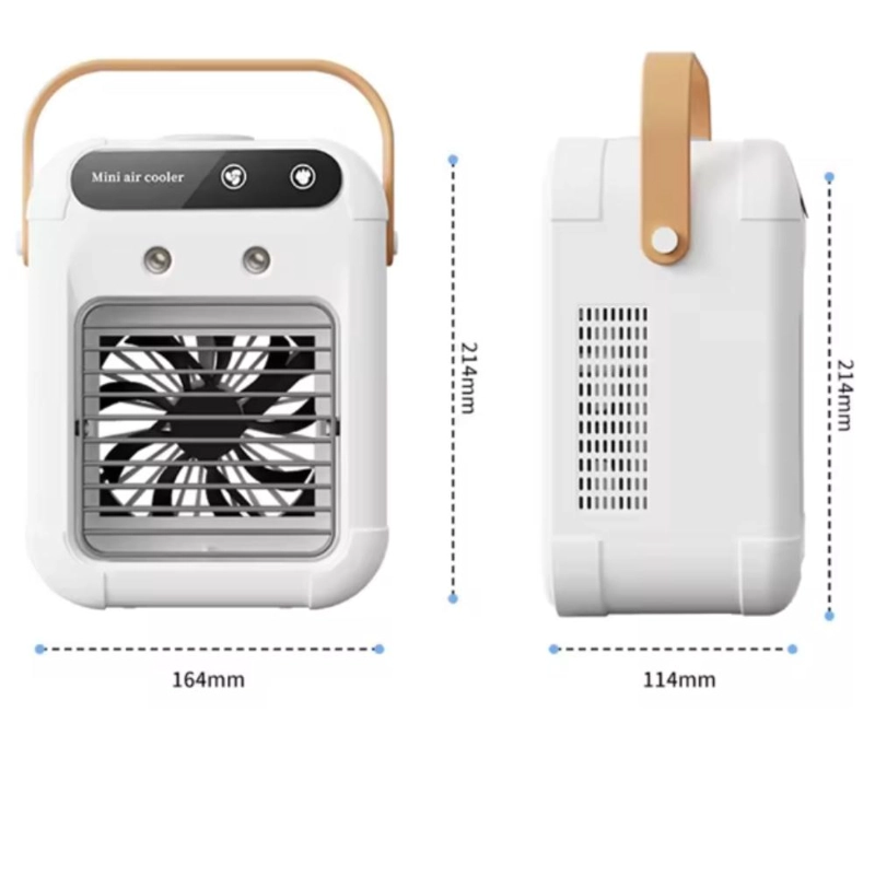 AIRE ACONDICIONADO CON HUMIFICADOR USB  PORTATIL 3000MAH - 8