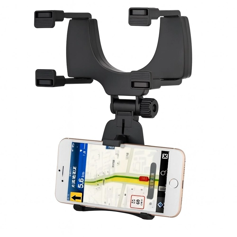 SOPORTE UNIVERSAL CELULAR PARA AUTO RETROVISOR TELE FONO - 5