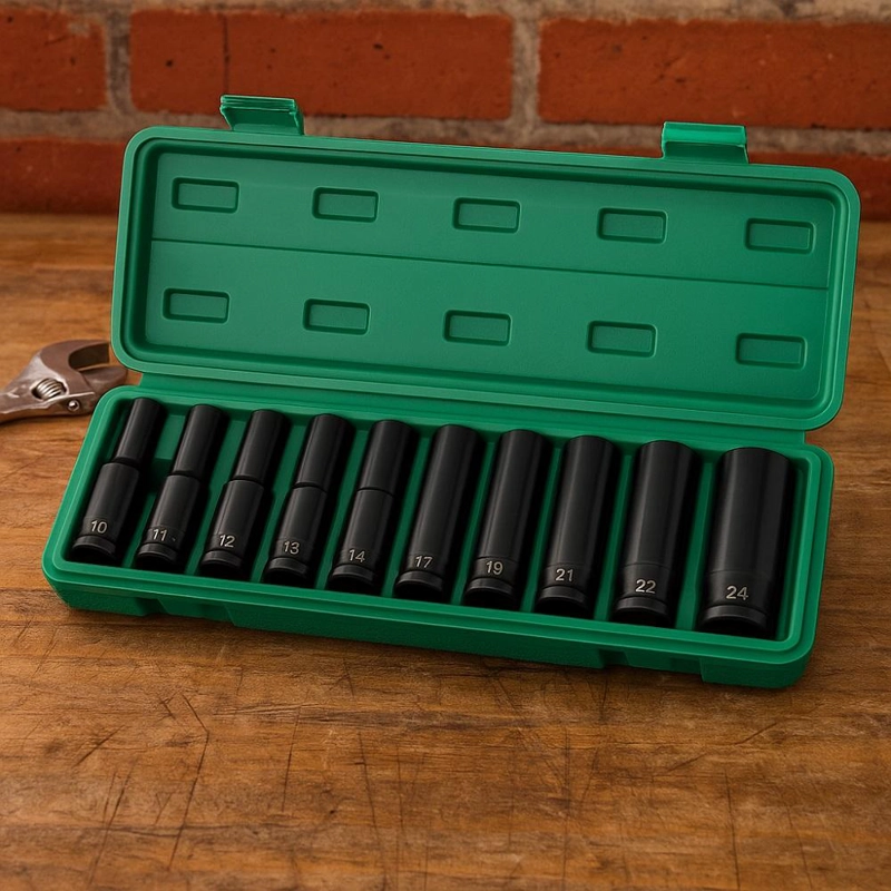 SET DADOS IMPACTO 1/2” 10 PZS 8-24  MM - 2