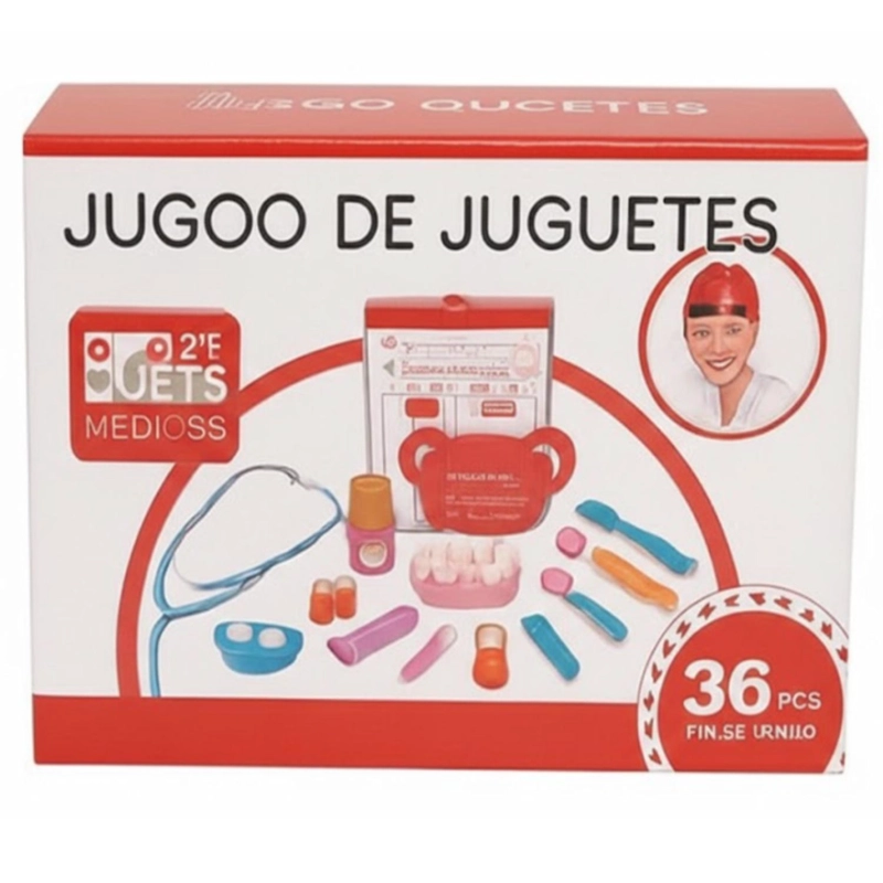 JUGUETE DIDACTICO KIT DENTISTA INFANTIL DE MADERA - 1