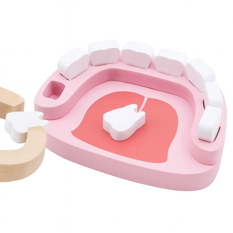 JUGUETE DIDACTICO KIT DENTISTA INFANTIL DE MADERA - 9