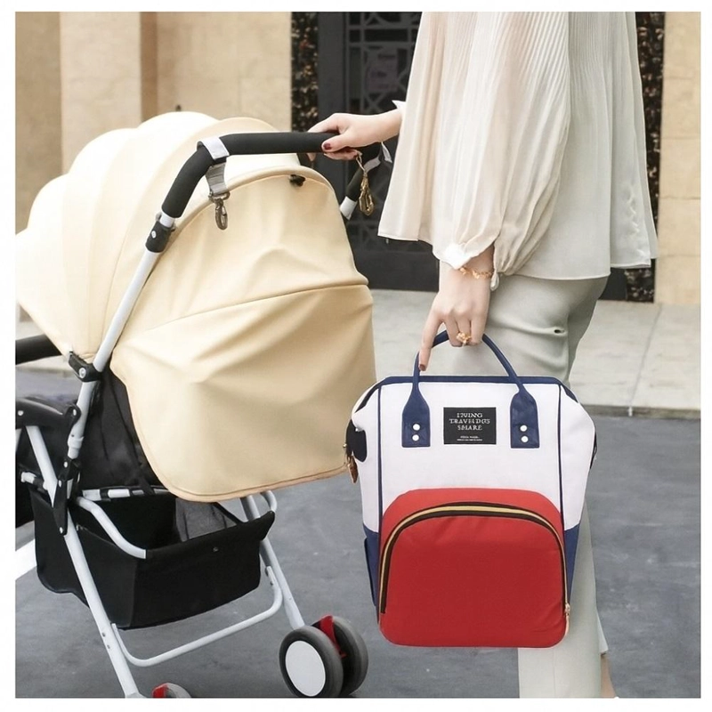 MOCHILA PAÑALERA MATERNAL BEBE  MAMA IMPORTADA MULTIBOLSOS - 7