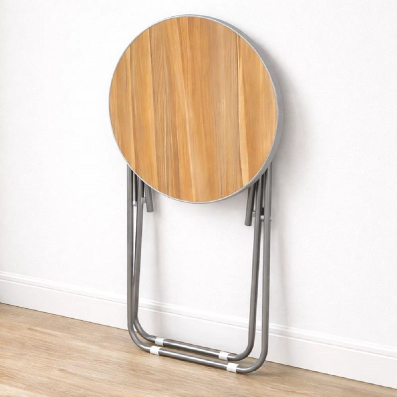MESA PLEGABLE REDONDA IDEAL HOGAR Y EXTERIOR - 6