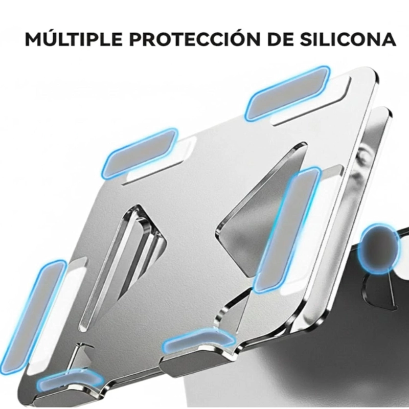 SOPORTE PLEGABLE AJUSTABLE PARA NOTEBOOK LAPTOP UNIVERSAL - 5
