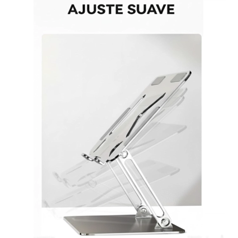 SOPORTE PLEGABLE AJUSTABLE PARA NOTEBOOK LAPTOP UNIVERSAL - 6