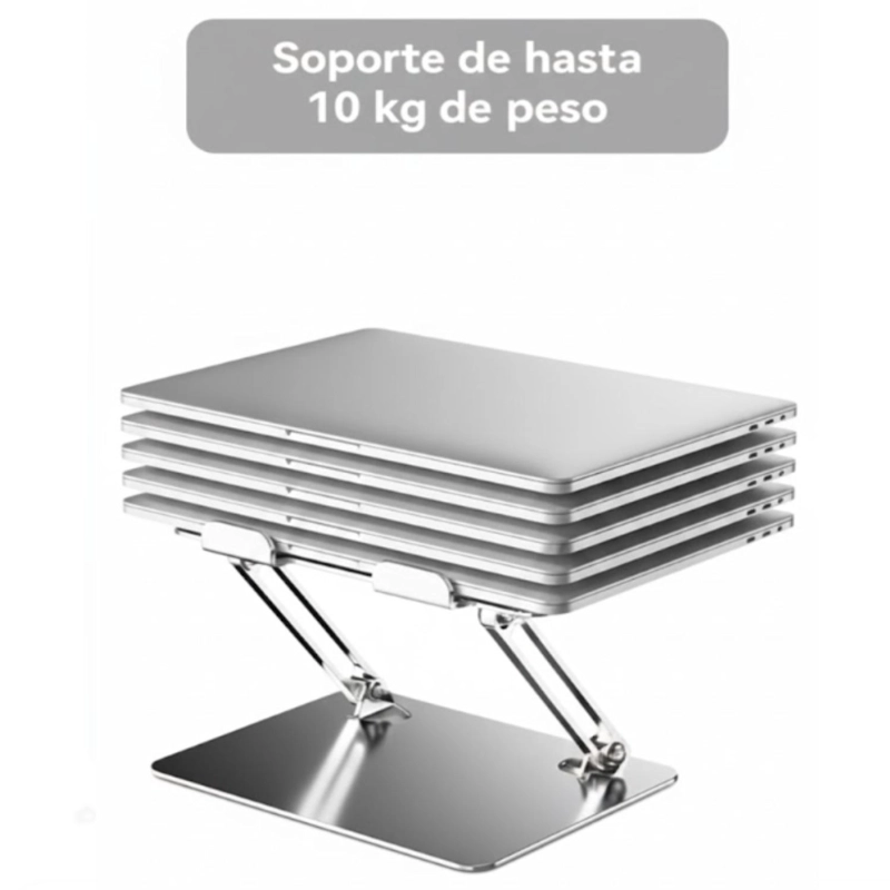SOPORTE PLEGABLE AJUSTABLE PARA NOTEBOOK LAPTOP UNIVERSAL - 8