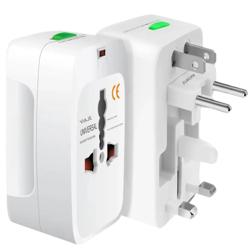 ADAPTADOR ENCHUFE UNIVERSAL INTERNACIONAL PARA VIAJES - 1