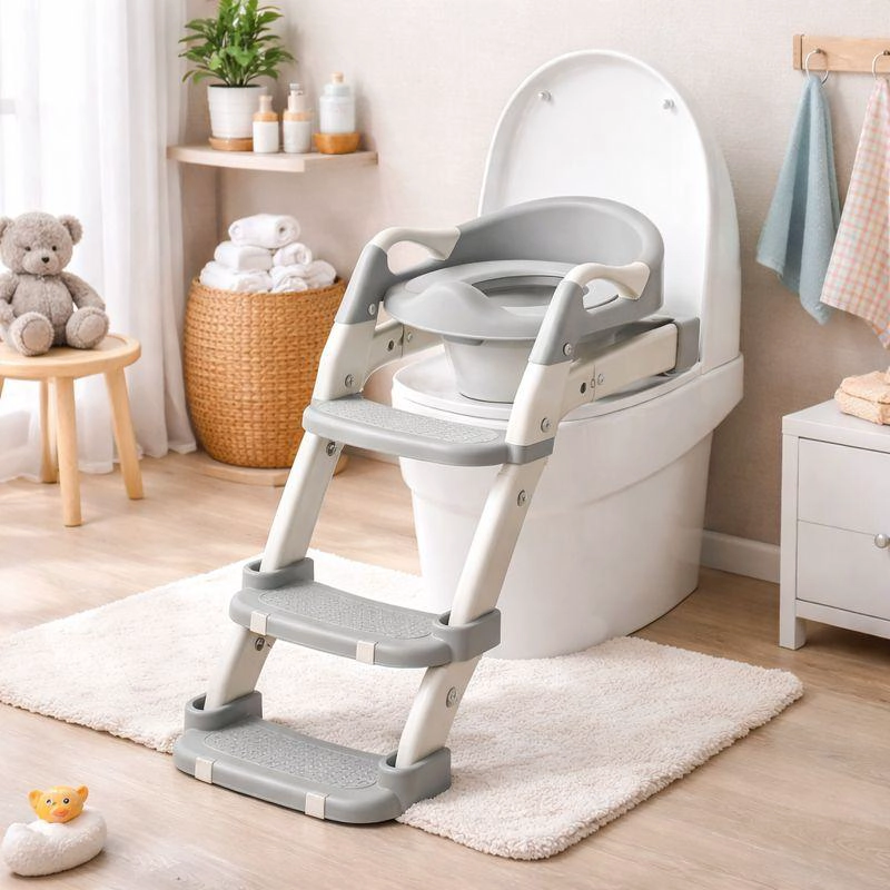 PELELA INFANTIL 3 EN 1 CON ASIENTO ADAPTADOR Y ESCALERA - 4