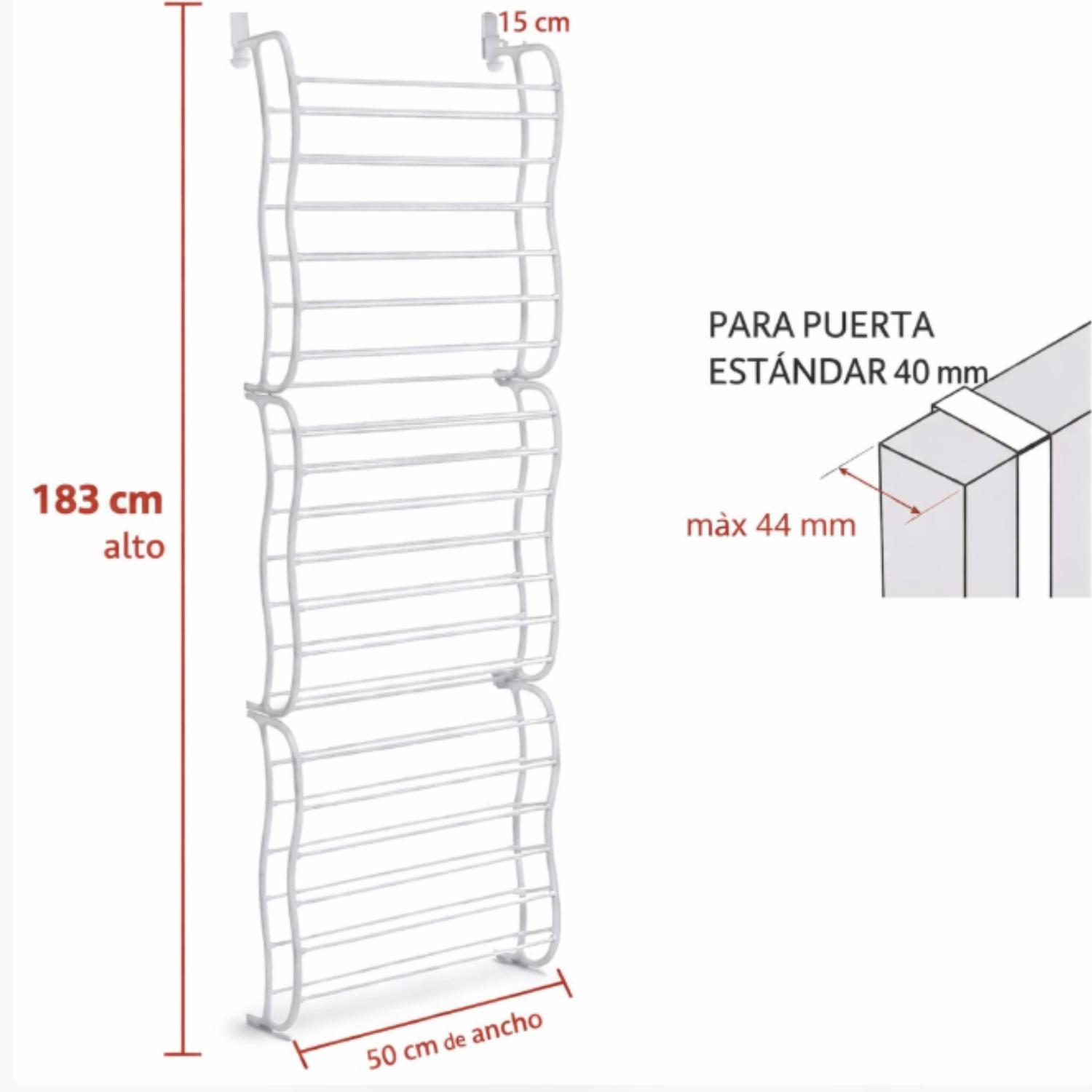 ZAPATERO ORGANIZADOR DE PUERTA 36 PARES - 3