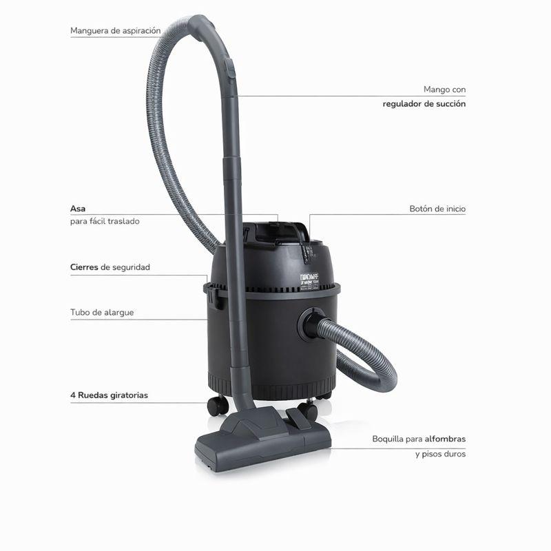 ASPIRADORA JUNIOR 1516 COMPACTA POTENTE USO HOGAR - 5