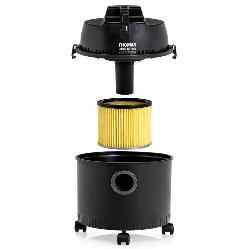 ASPIRADORA JUNIOR 1516 COMPACTA POTENTE USO HOGAR - 6