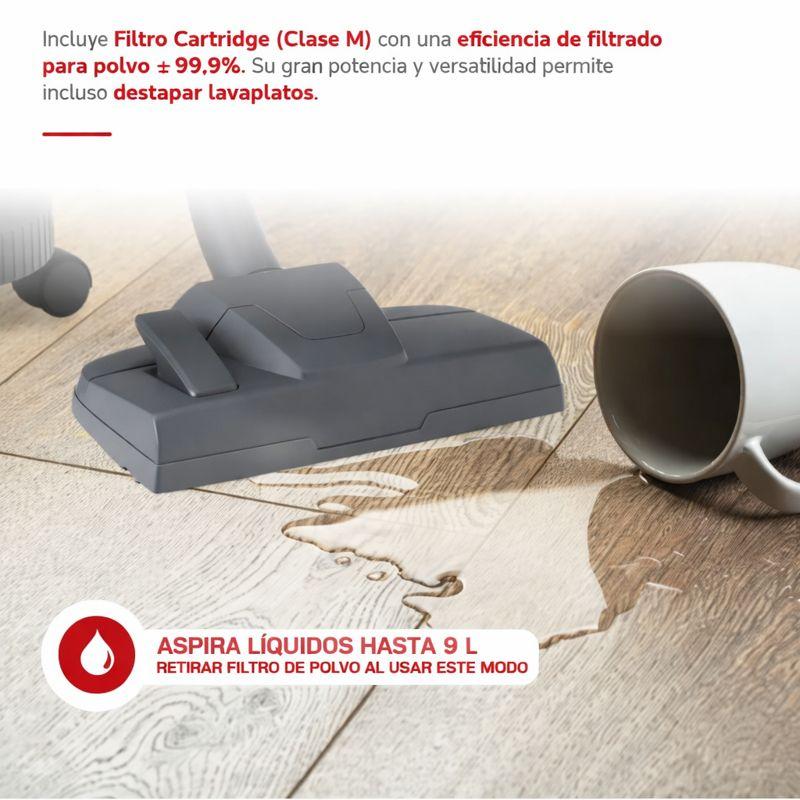 ASPIRADORA JUNIOR 1516 COMPACTA POTENTE USO HOGAR - 9