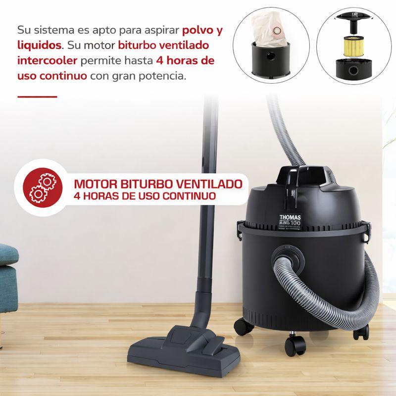 ASPIRADORA JUNIOR 1516 COMPACTA POTENTE USO HOGAR - 10