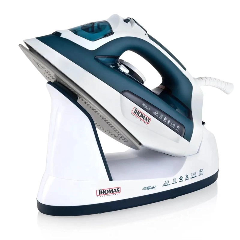 PLANCHA A VAPOR THOMAS TH-7355 CERAMICA POTENTE 2200W - 5