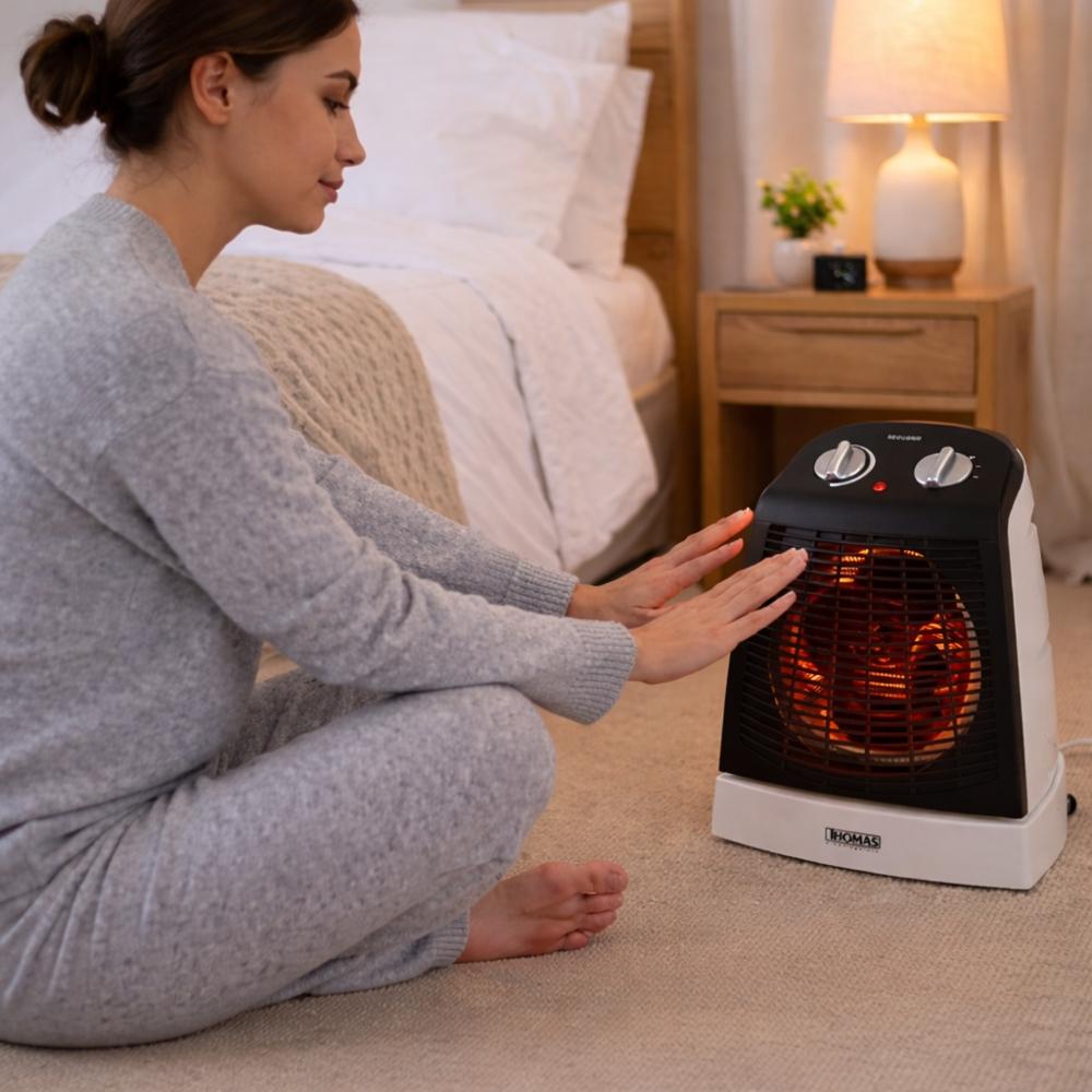 TERMOVENTILADOR  ELE CTRICO THOMAS TH-FH31 CALEFACTOR - 7