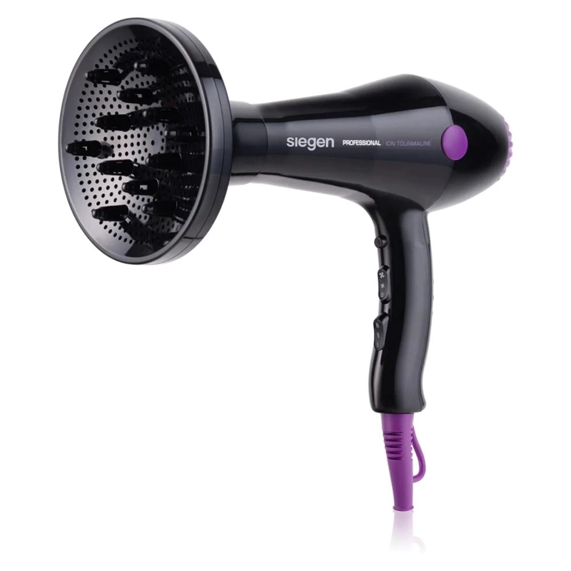 SECADOR DE CABELLO PROFESIONAL SIEGEN SG-3049 CON DIFUSOR - 6