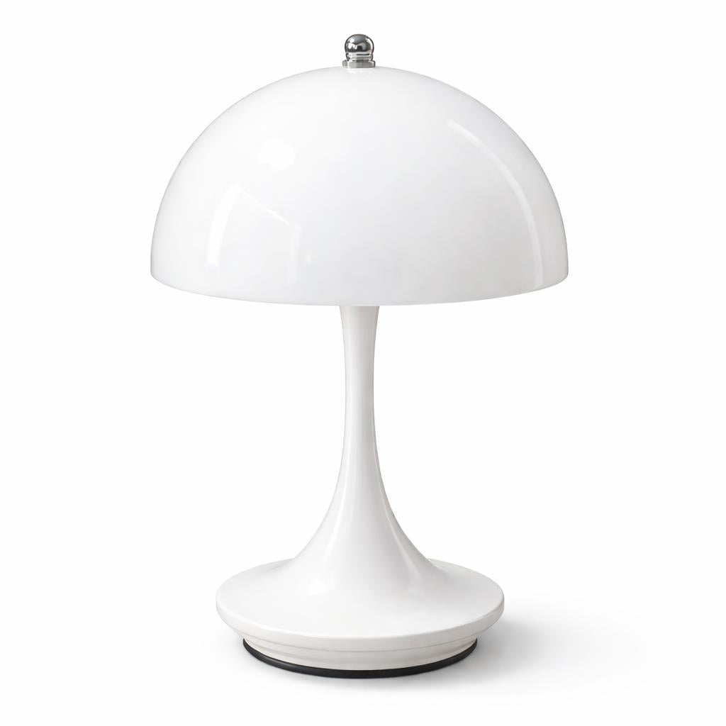LAMPARA LED VELADOR RECARGABLE CALIDA Y FRIA - GRIS - 1