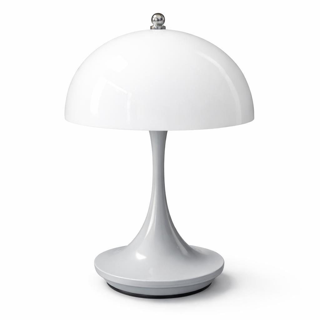 LAMPARA LED VELADOR RECARGABLE CALIDA Y FRIA - GRIS - 1